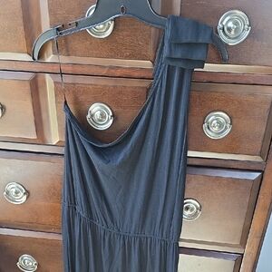 Express Black One Shoulder Dress